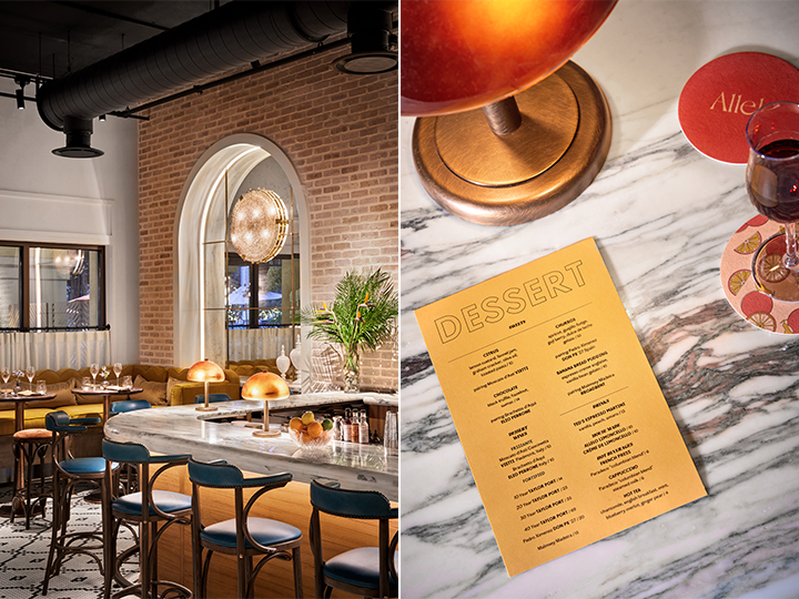 Allelo, restaurant interior in St. Petersburg, Florida, designed as part of the creative team at AvroKO