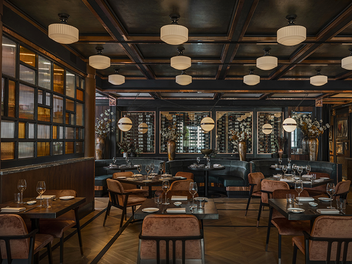 Andiron, restaurant interior, Houston, Texas, designed as part of the creative team at AvroKO. Photo 1 of 10