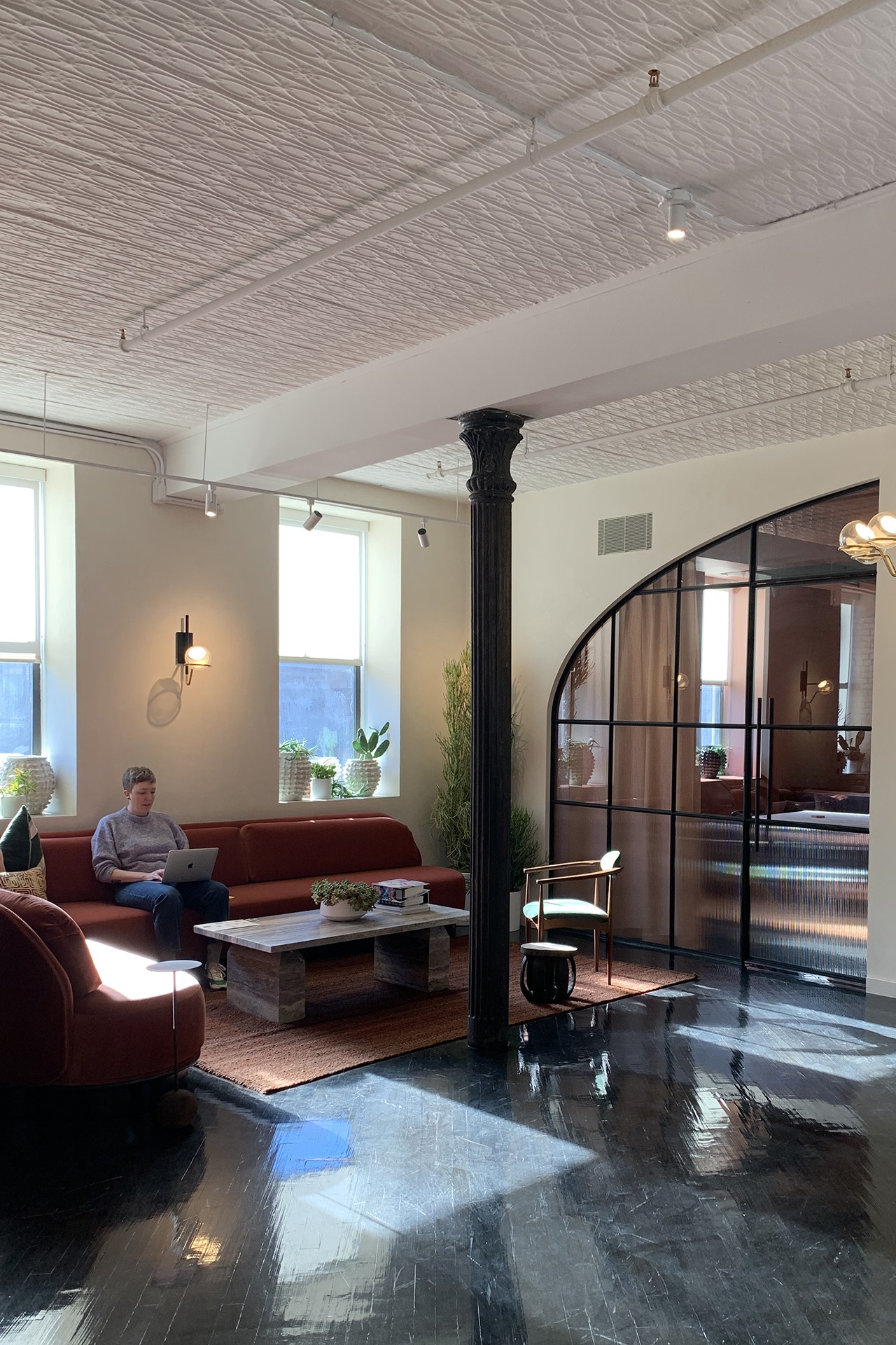 AvroKO Headquarters, workplace interior, New York, New York, designed as part of the creative team at AvroKO