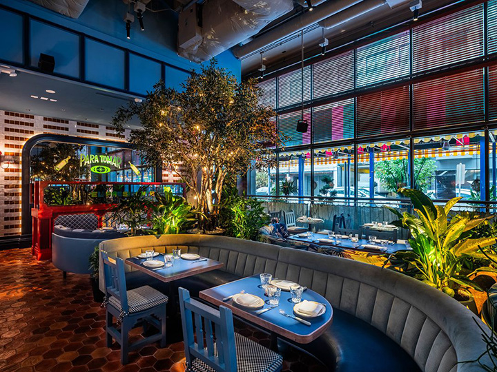 El Presidente, restaurant interior, Washington, DC, designed as part of the creative team at AvroKO. Photo 1 of 10