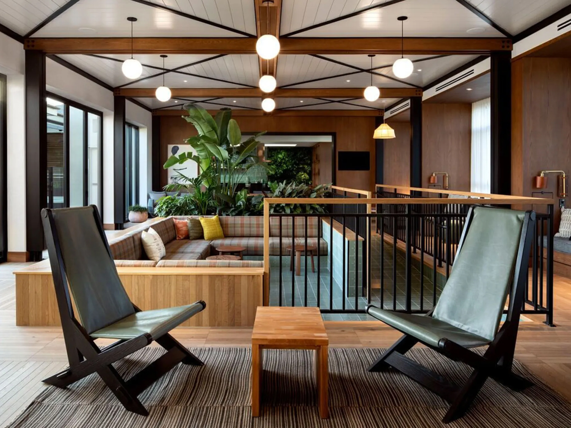 The Hadley, residential interior, Mountain View, California, designed as part of the creative team at Brand Bureau
